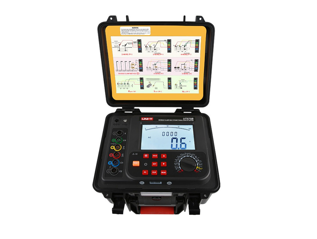 UT575B double-clamp multifunctional earth tester