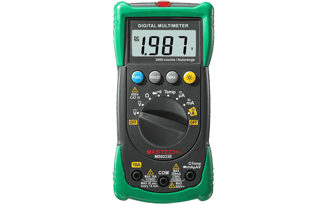 Mastech MS8233E Auto-Ranging Digital Multimeter