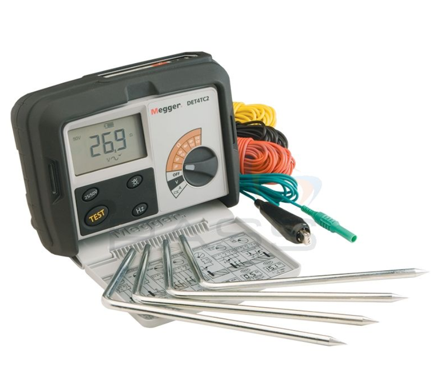 Megger DET4TC2+CLAMP Ground Tester with Special Kit