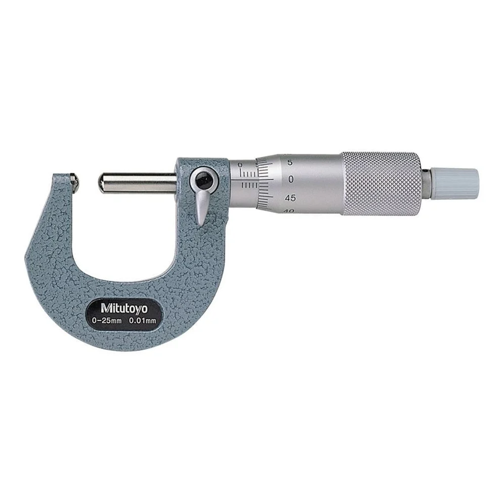 Mitutoyo 115-215 Spherical Phase Outside Micrometer, 0-25mm