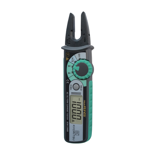 Kyoritsu 2300R True RMS AC/DC Fork Current Tester, 100A
