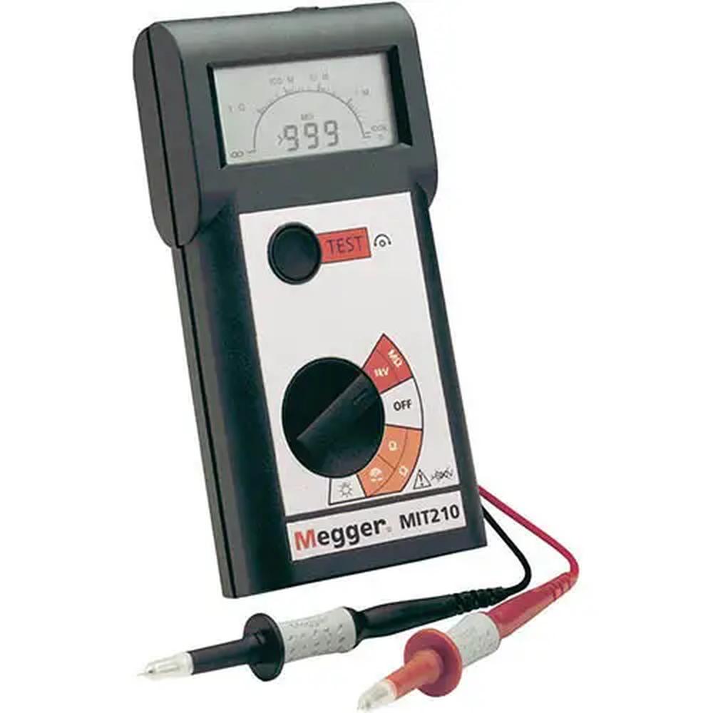 Megger MIT210 HH Insulation Resistance/ Coninuity Tester, Digital/Analog