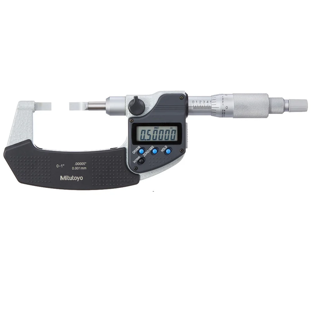 Mitutoyo 422-330-30 Digimatic Blade Micrometer, Range 0-1"/ 25.4mm