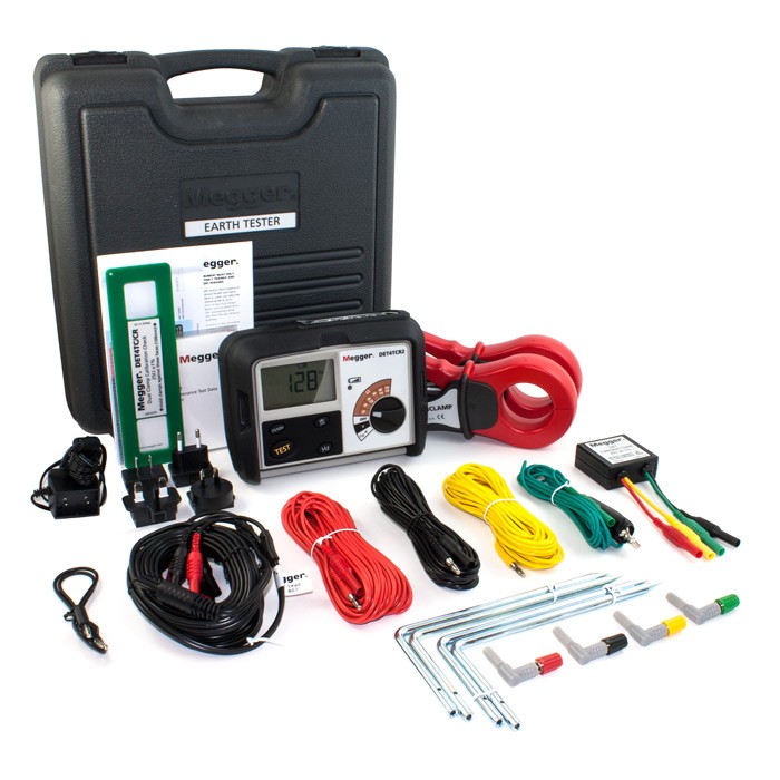 Megger DET4TCR2+CLAMP Ground Tester with Special Kit