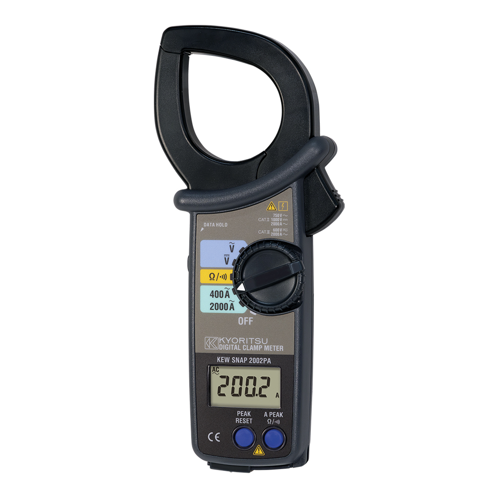 Kyoritsu 2002PA Clamp Meter, 2000A/1000V