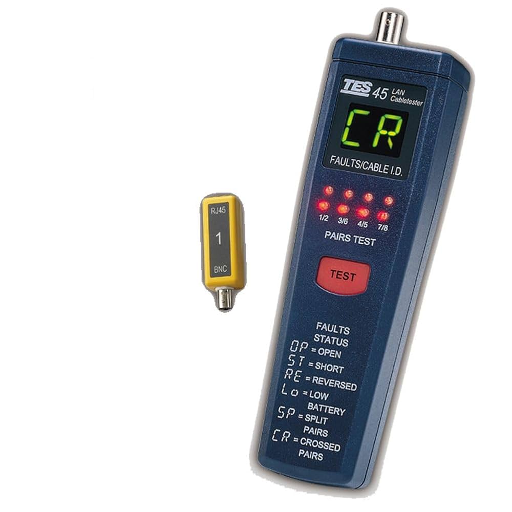 TES-45A CAT-5 LAN Cable Tester