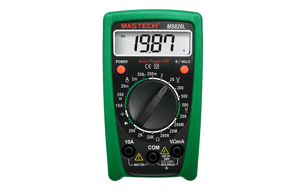 Mastech MS820L Manual-Ranging Digital Multimeter