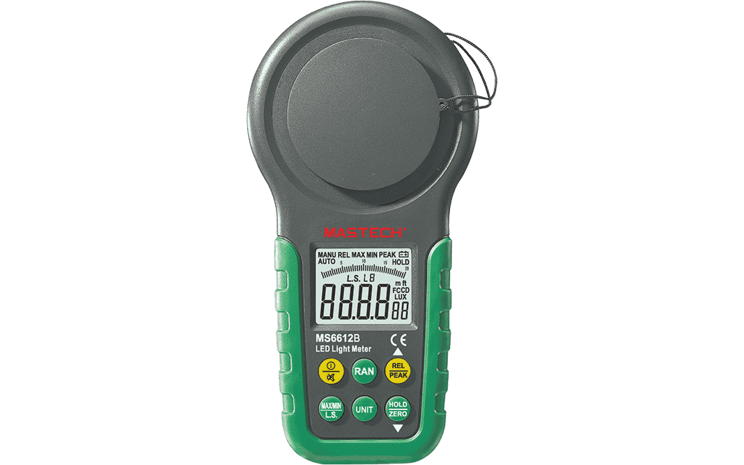 Mastech MS6612B Professional-Grade Digital Light Meter