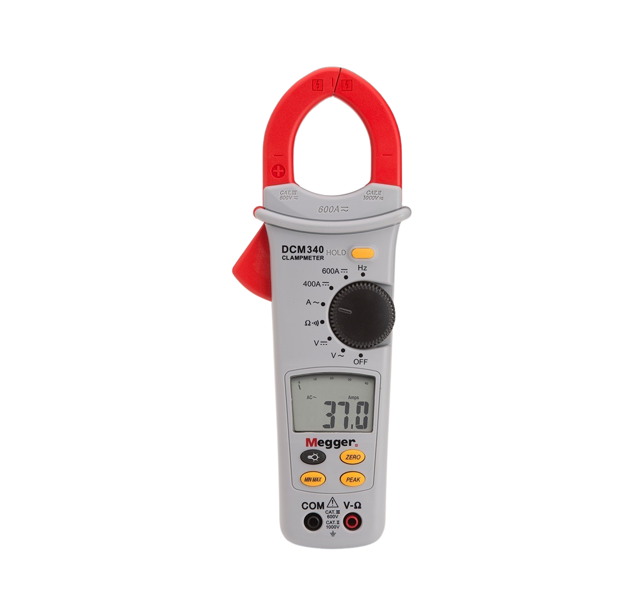 Megger DCM340 Digital Clamp Meter, 600A/600V