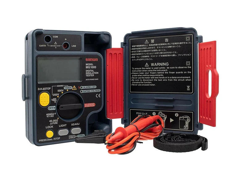 Sanwa MG500 Digital Insulation Tester Dustproof + Splashproof IP54 Design