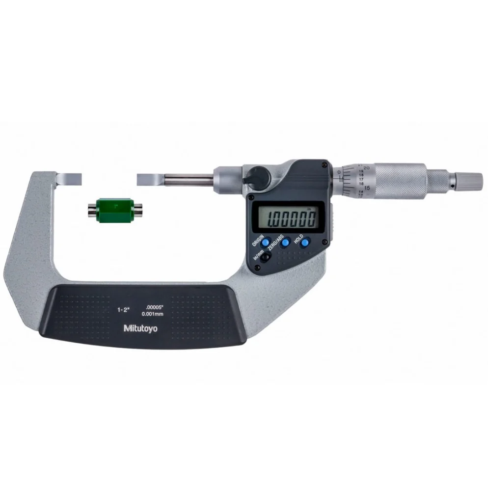 Mitutoyo 422-331-30 Digimatic Blade Micrometer, Range 1-2"/ 25.4-50.8mm