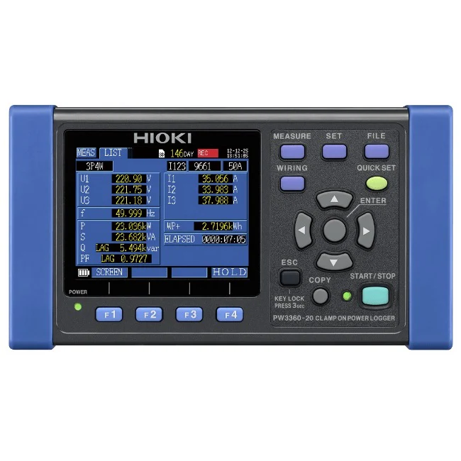 Hioki PW3360-20 Clamp On Power Logger