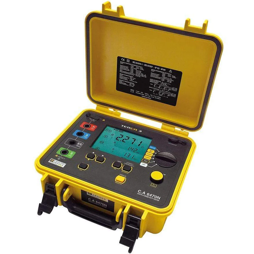 Chauvin Arnoux CA6470N TERCA 3 Earth & Resistance Tester