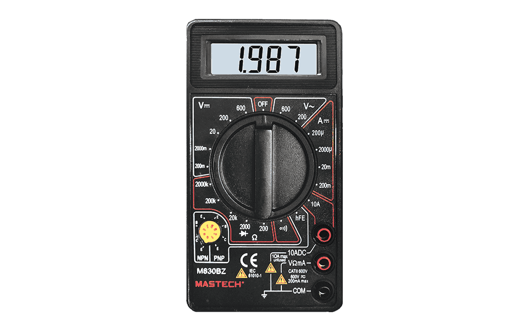 Mastech M830BZ Manual-Ranging Digital Multimeter