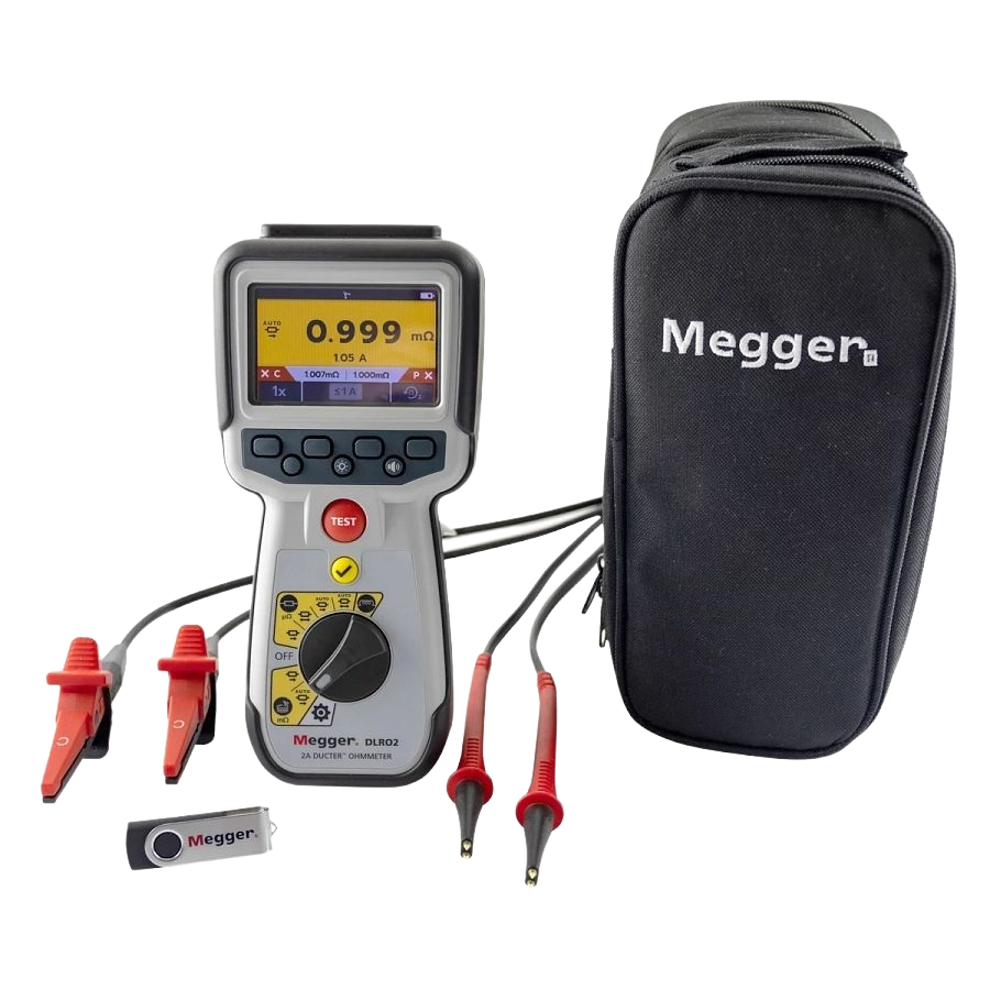 Megger DLRO2 2 A Ducter Handheld Low Resistance Ohmmeter