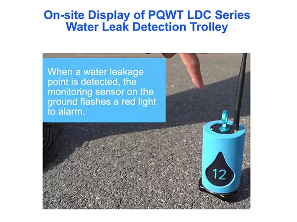 PQWT-LDC Multi Sensors Outdoor Large Area Underground Pipeline Water Leak Detection Device