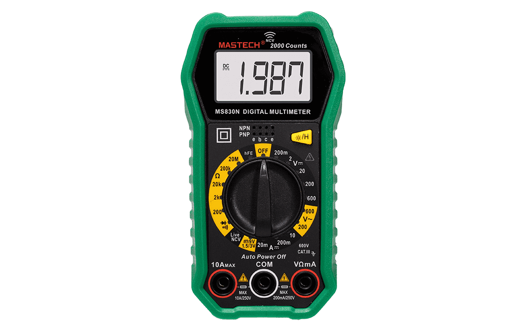 Mastech MS830N Manual-Ranging Digital Multimeter
