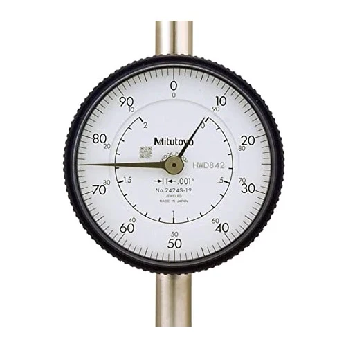 Mitutoyo 2424A-19 Dial Indicator With Lug Back, Range 0-2″
