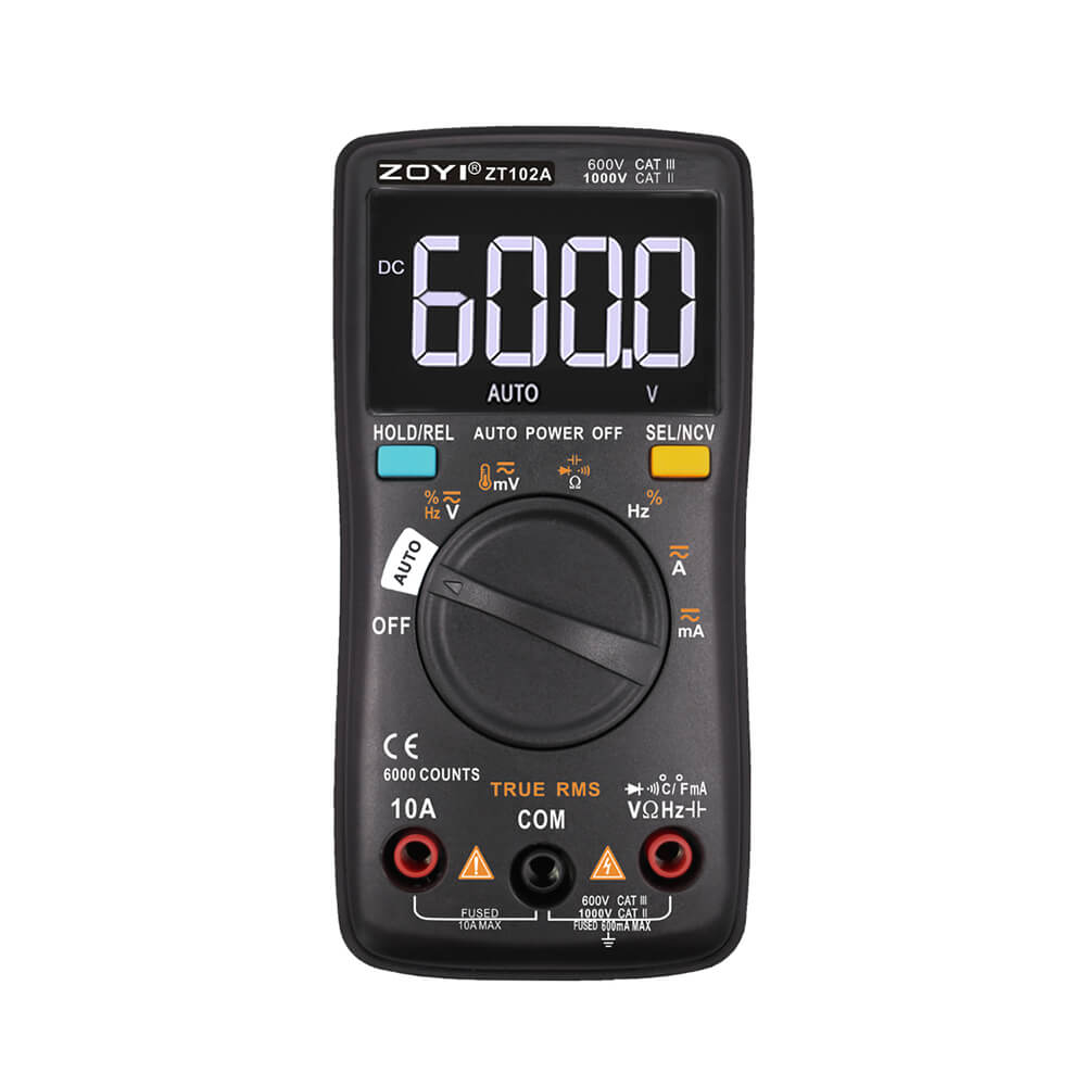 ZOYI ZT102A True RMS Auto-Ranging Digital Multimeter
