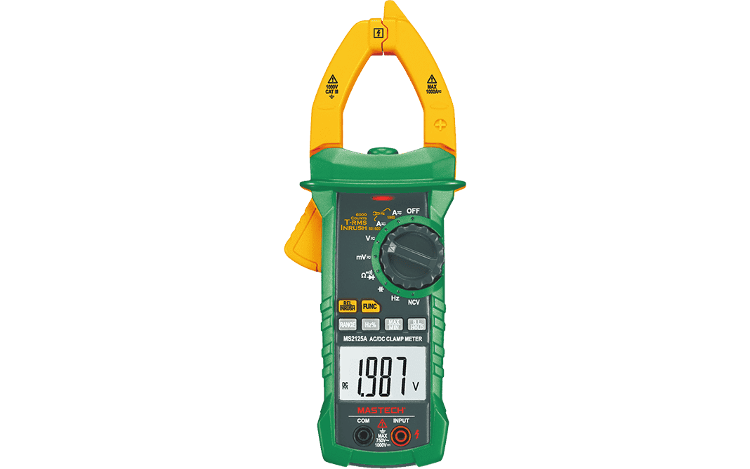 Mastech MS2125A Professional-Grade Digital AC/DC Clamp Meter
