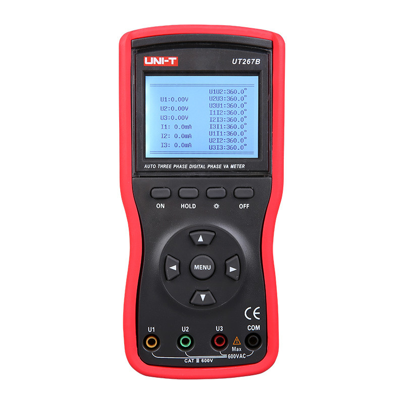 UT267B Intelligent Three Clamp Phase Digital Voltammeter