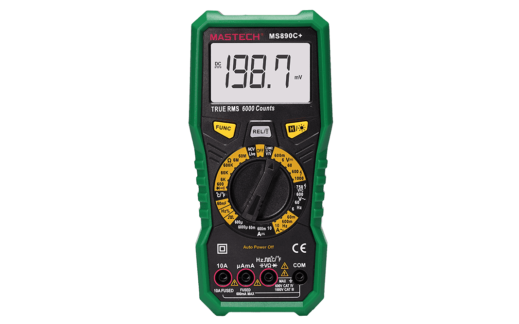 Mastech MS890C+ Manual-Ranging Digital Multimeter