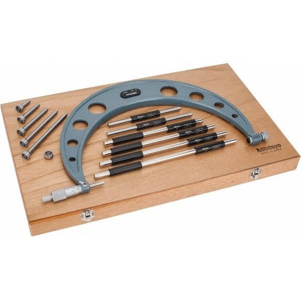 Mitutoyo 104-138 Outside Micrometer, 6-12"