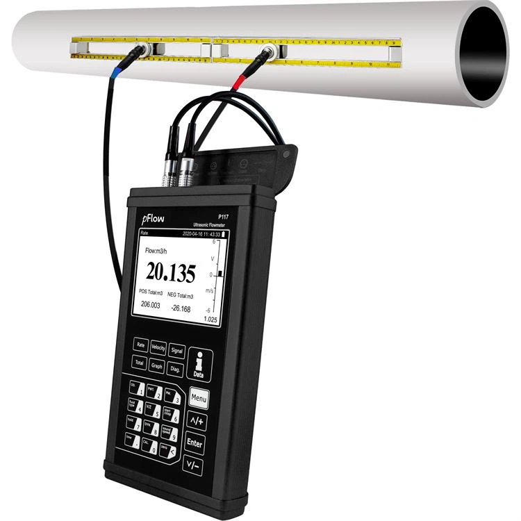 PFlow P117 Handheld Ultrasonic Flow Meter