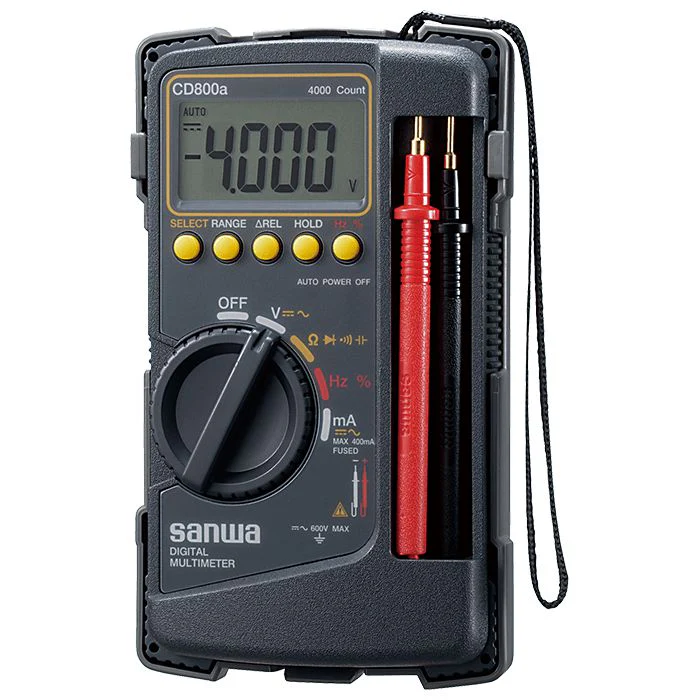 Sanwa CD800a Digital Multimeter with Tough Body Cover