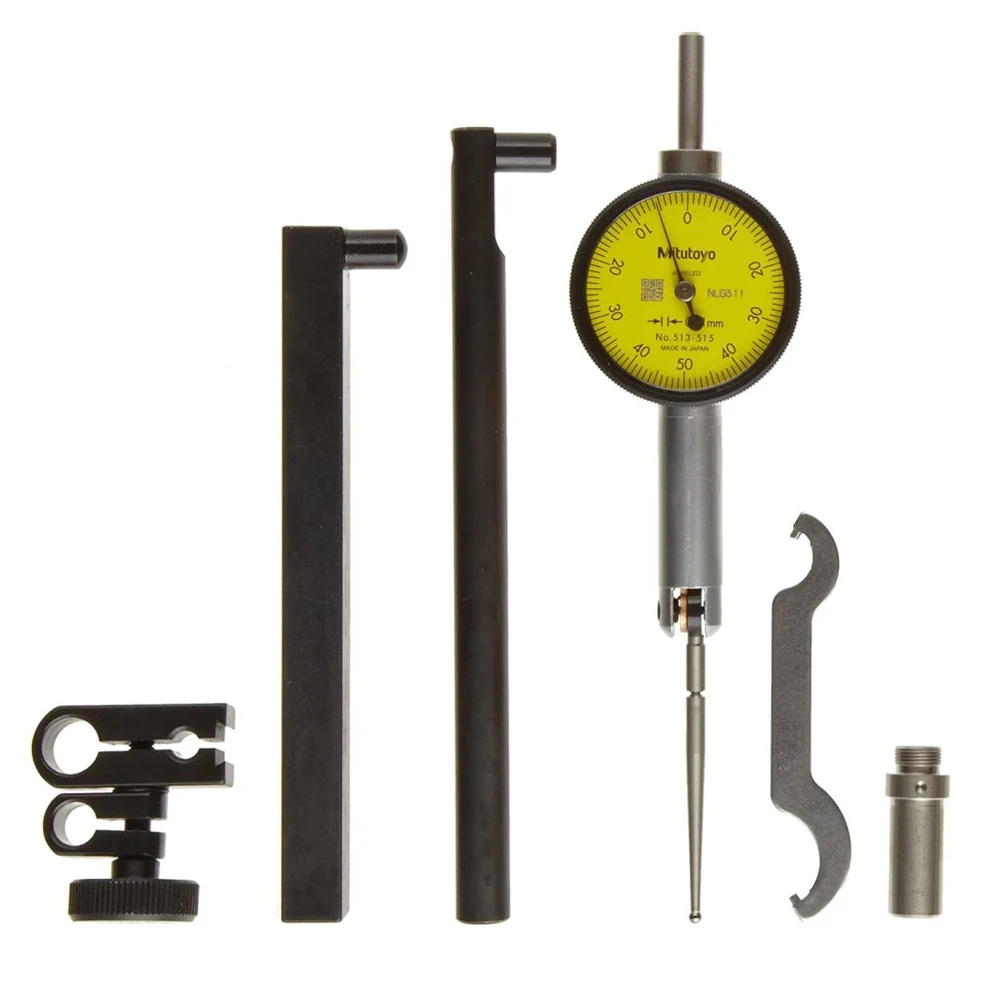 Mitutoyo 513-515T Dial Test Indicator, Range 1mm