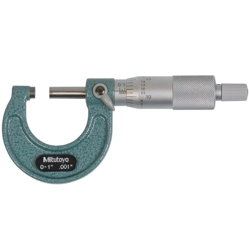 Mitutoyo 103-177 Outside Micrometer, 0-1 Inch