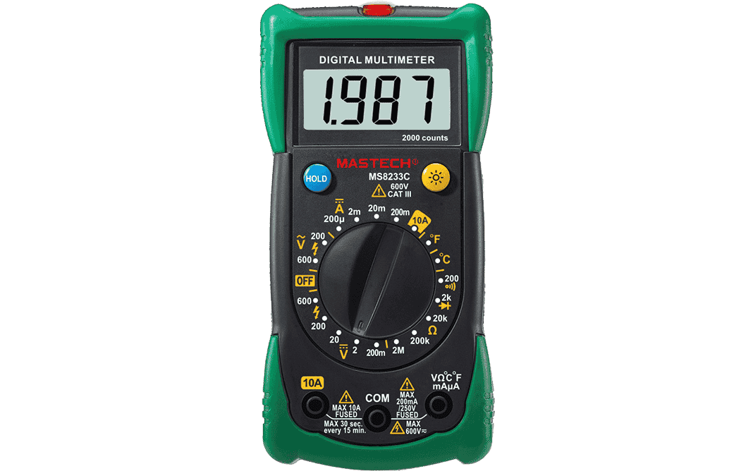 Mastech MS8233C Manual Ranging Digital Multimeter