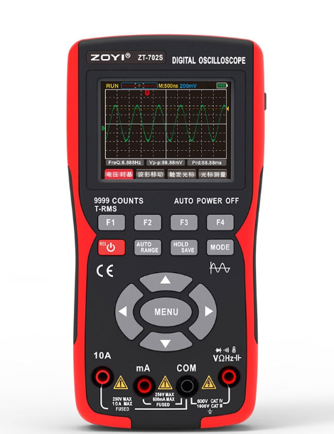 ZT-702S oscilloscope multimeter 2in1