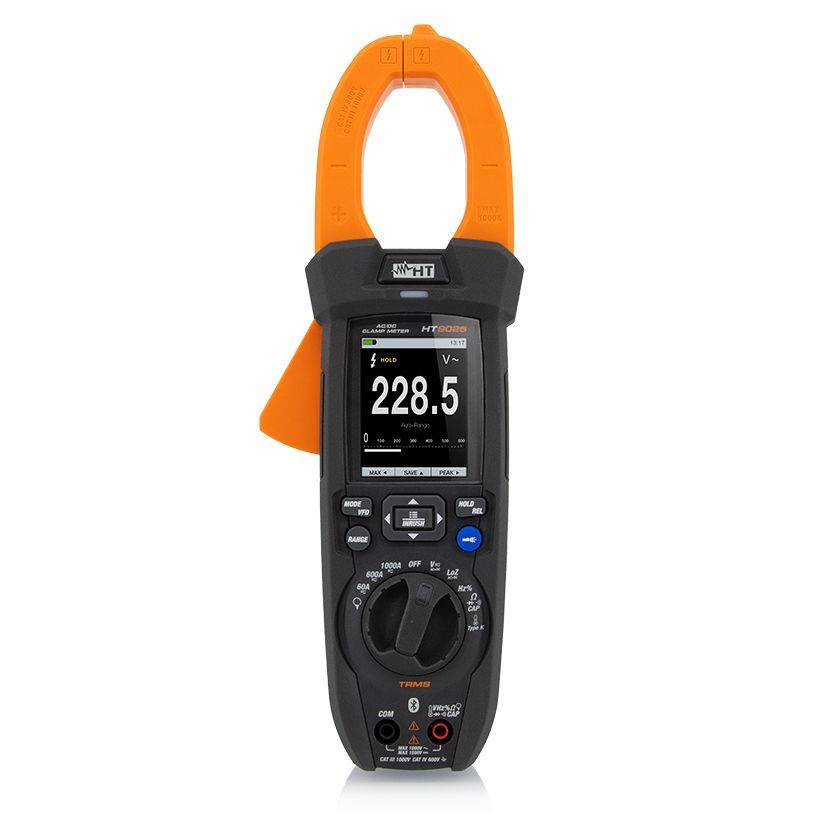 HT Instruments HT9025 1000VAC/1500VDC Current Clamp with DATA LOGGER Function
