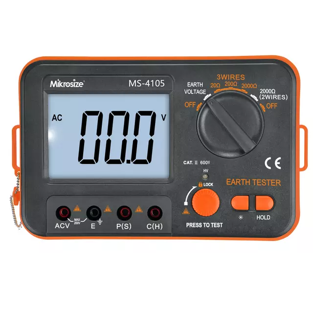 Mikrosize MS4105A Digital Ground Resistance Tester
