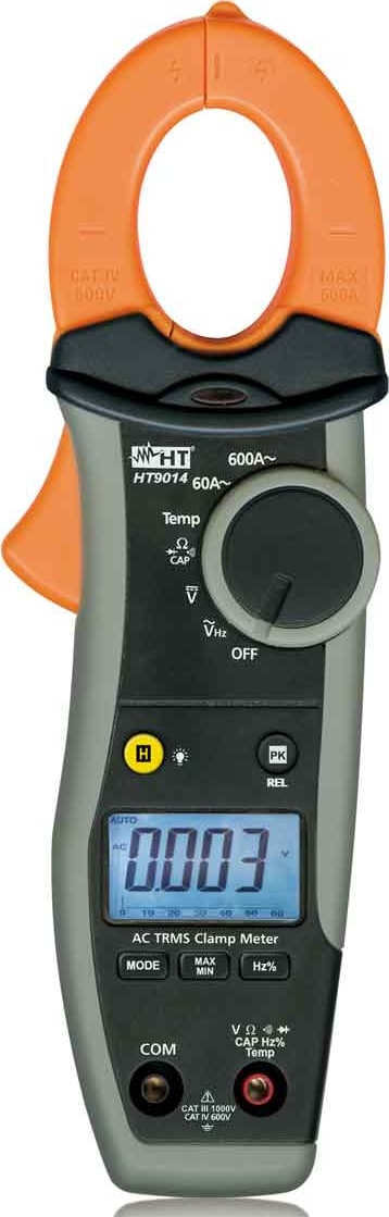HT Instruments HT9014 AC TRMS Clamp Meter up to 600A
