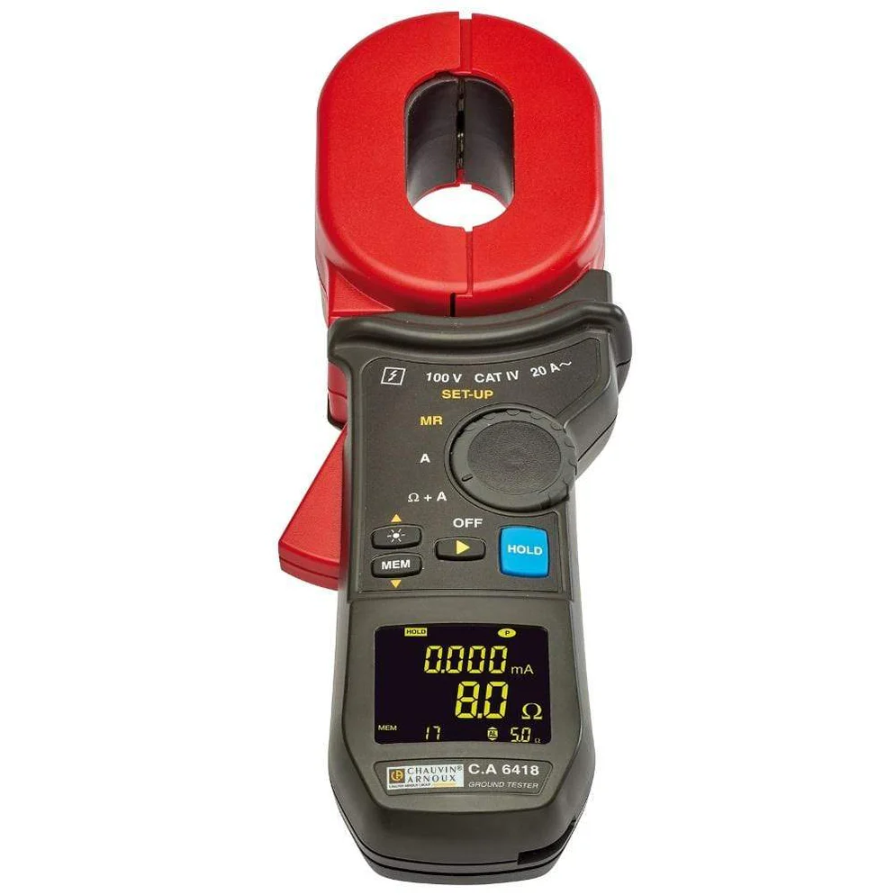 Chauvin Arnoux CA6418 Clamp-On Ground Resistance Tester