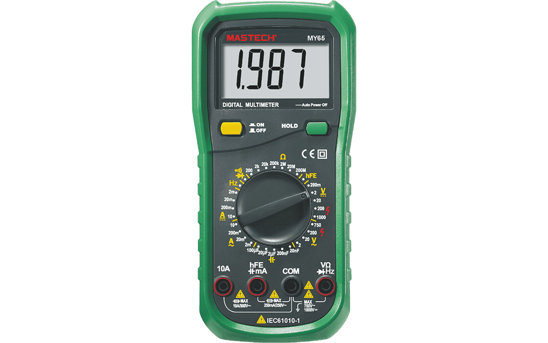 Mastech MY65 Manual Ranging Digital Multimeter