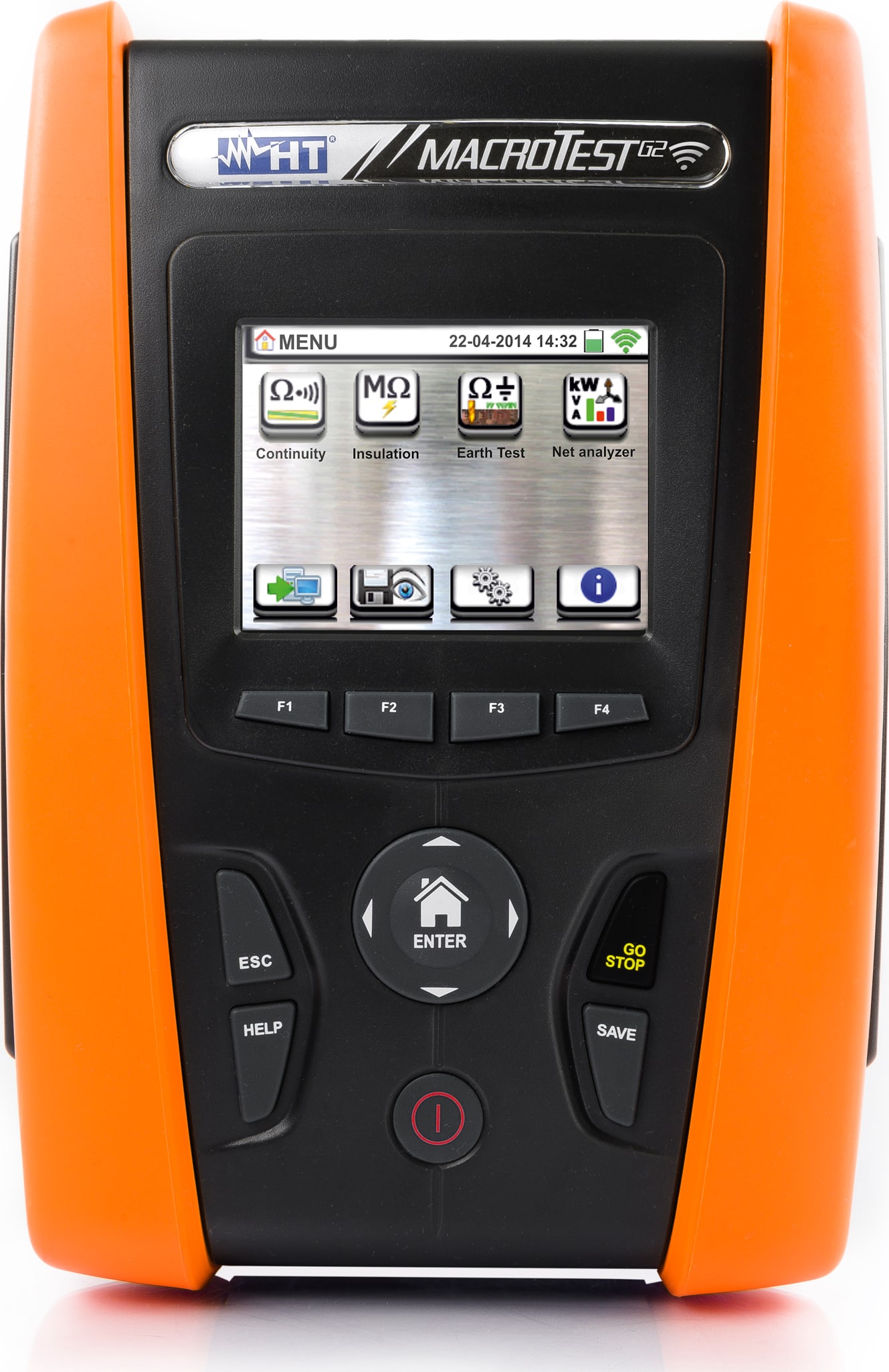 HT Instruments MACROTESTG2 Insulation Resistance, Ground Resistance & Bonding Continuity