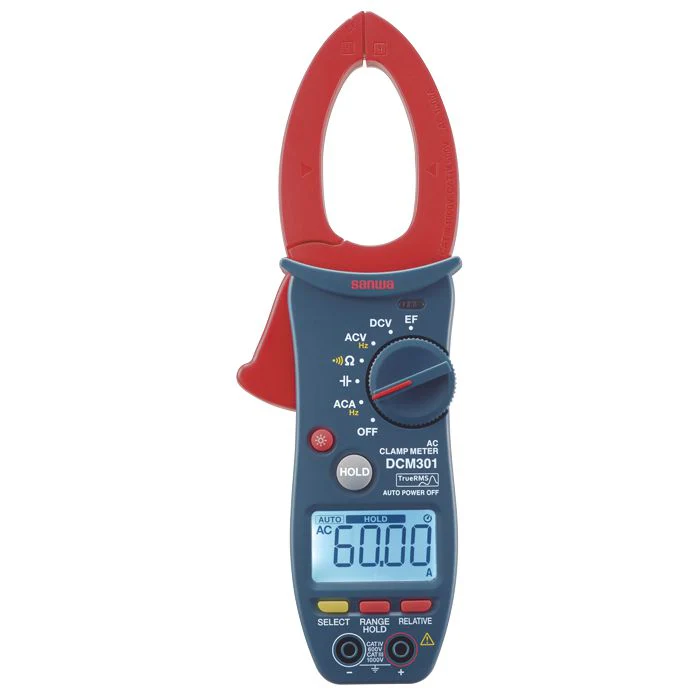 Sanwa DCM301 AC Clamp Meter with Multimeter Functionality