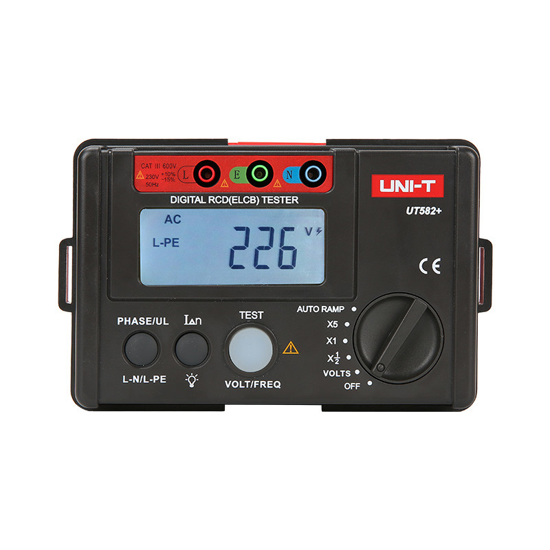 UT582+ Digital RCD (ELCB) Tester