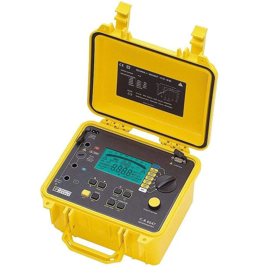 Chauvin Arnoux CA6547 Digital Insulation Tester, 5000V
