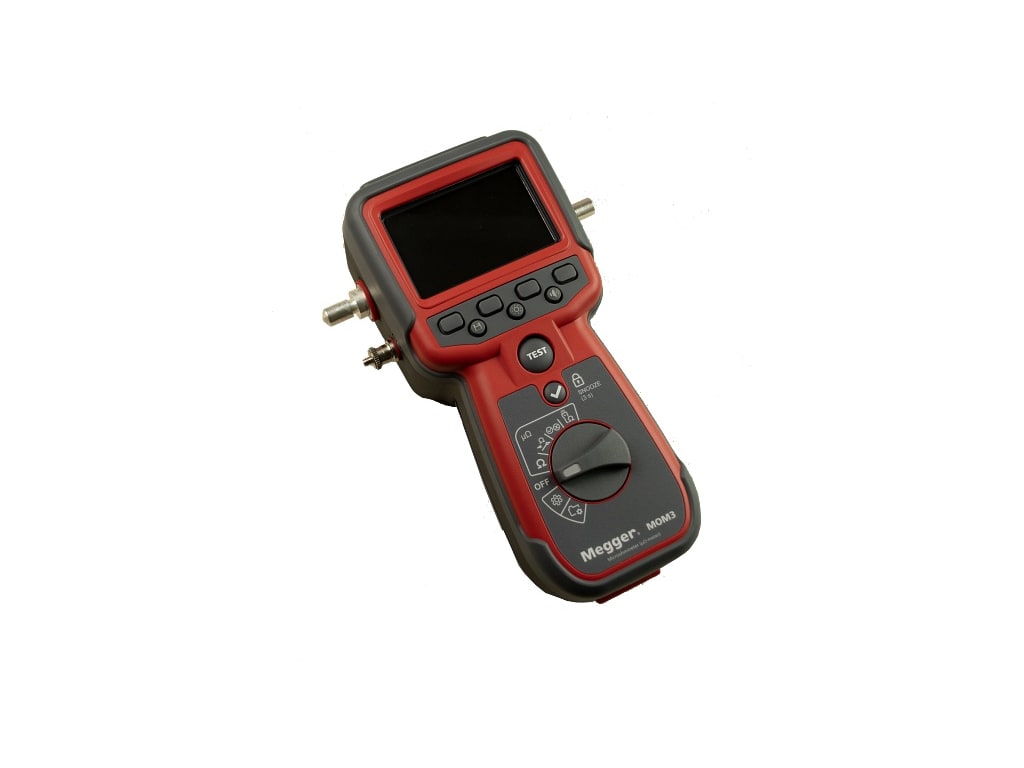 Megger BK-30381 MOM3 Handheld Micro-Ohmmeter, 5 m cable set