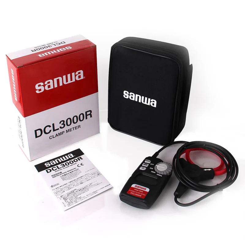 Sanwa DCL3000R True RMS AC Clamp Meter with Flexible Conductor
