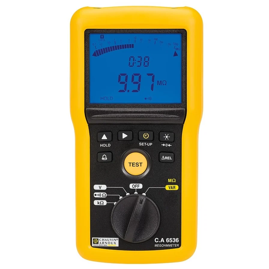 Chauvin Arnoux CA6536 20GΩ Insulation And Continuity Tester