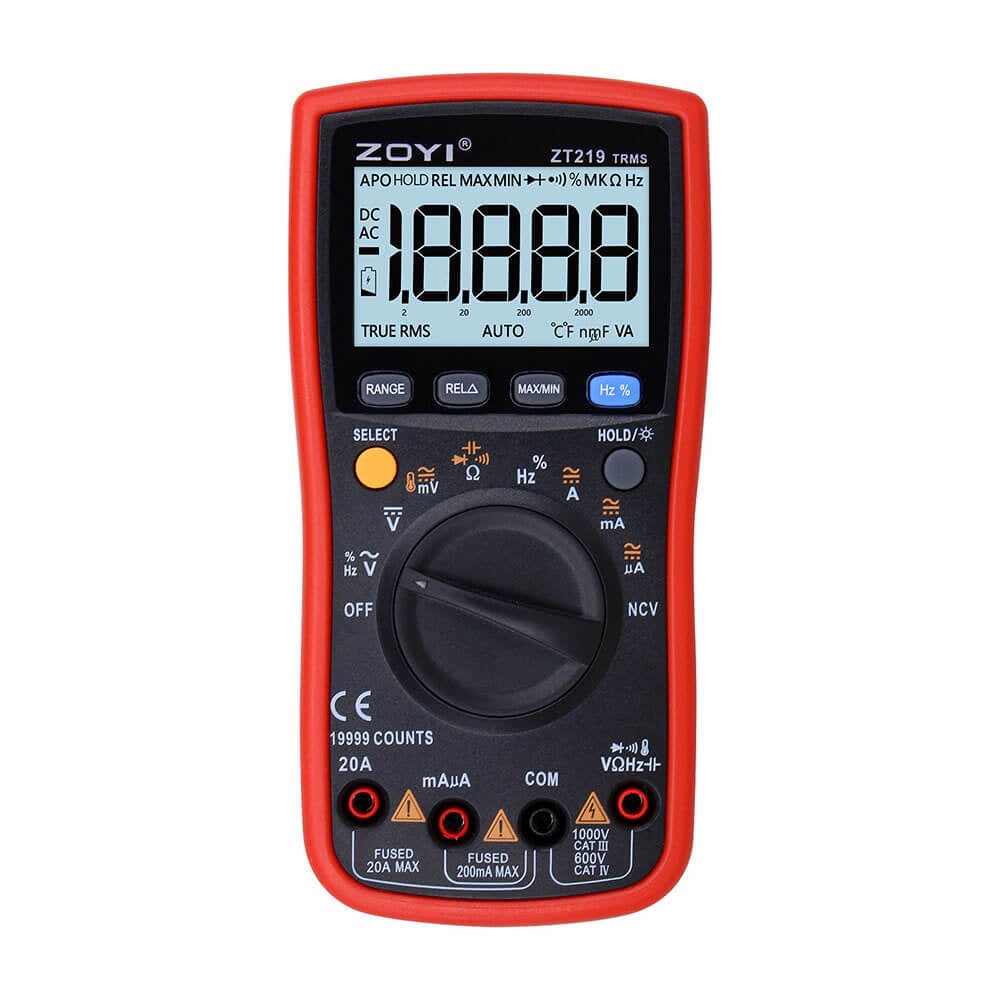 ZOYI ZT-219 Professional-Grade True RMS Digital Multimeter