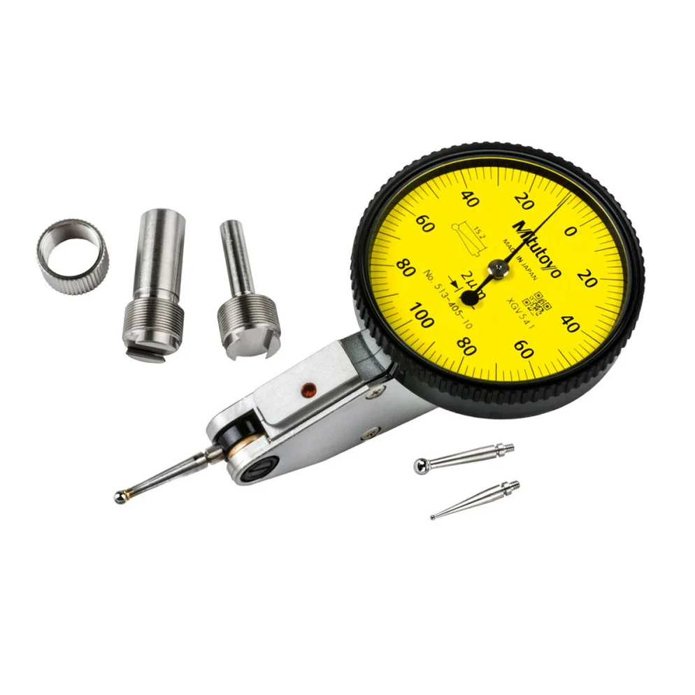 Mitutoyo 513-405-10A Dial Test Indicator, Range 0.2mm