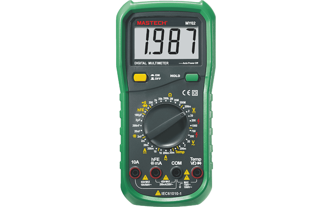 Mastech MY62 Manual Ranging Digital Multimeter