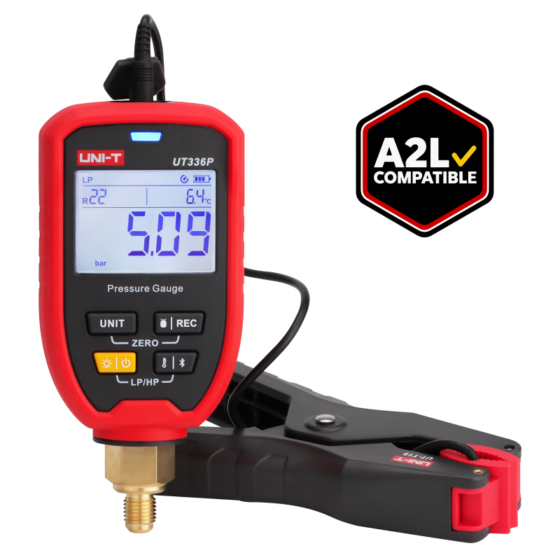 UT336P Wireless Pressure Gauge with Temperature Clamp KIT