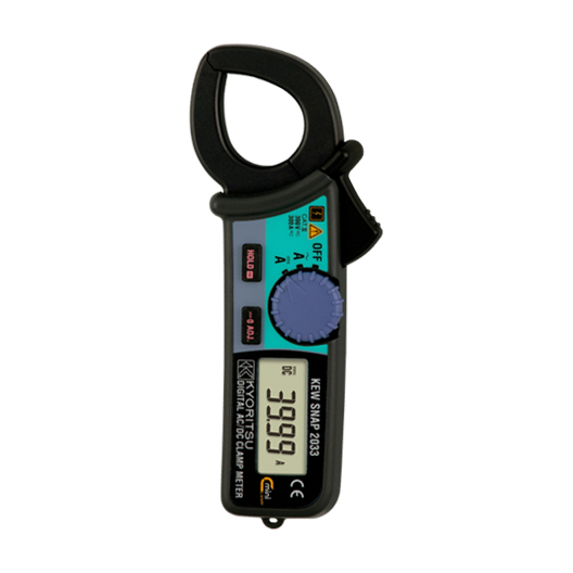 Kyoritsu 2033 AC/DC Digital Clamp Meter, 300 A